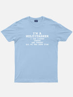 Multitasker Definition Cotton T-Shirt Eleven Oasis