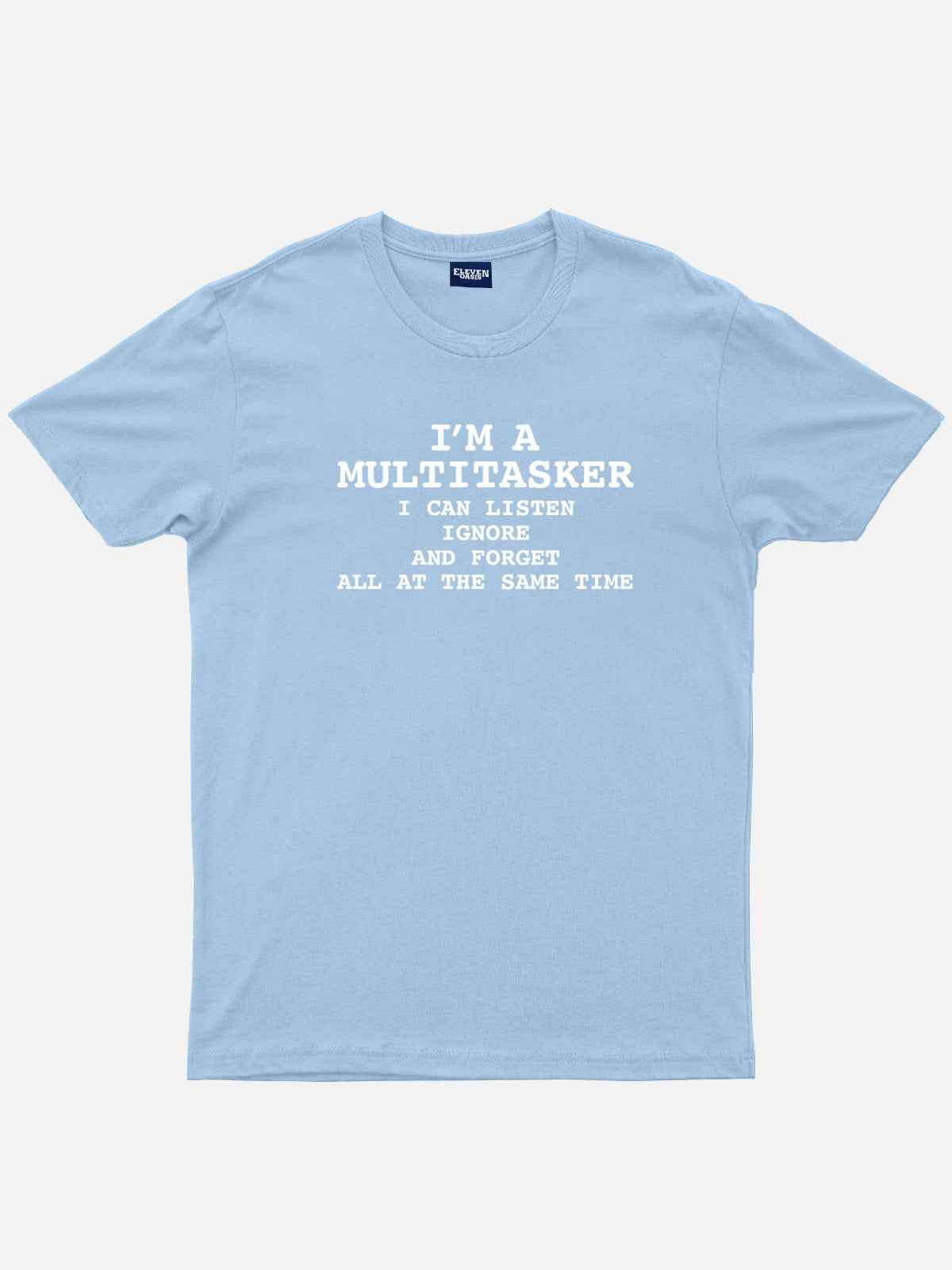 Multitasker Definition Cotton T-Shirt Eleven Oasis