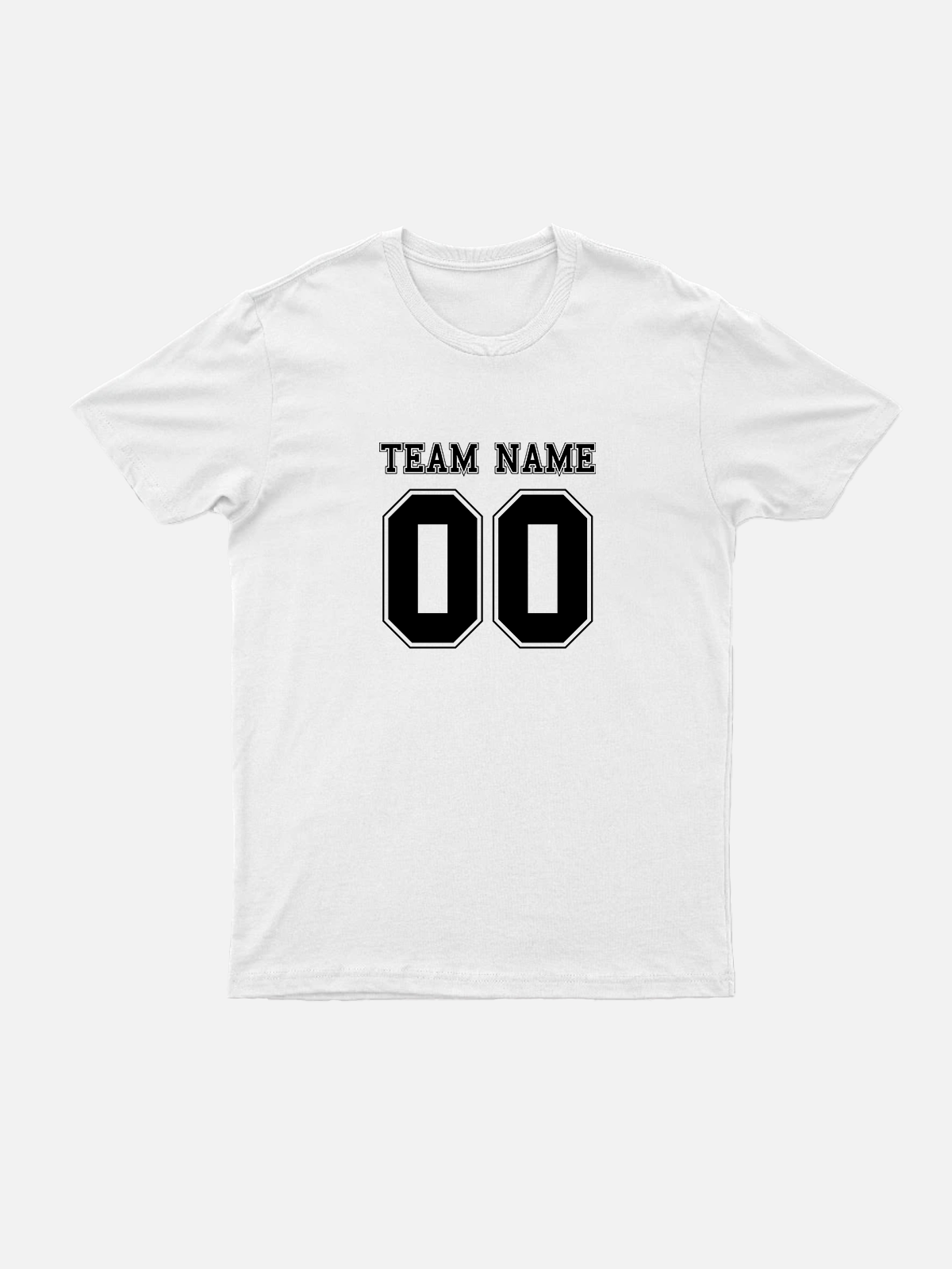 Custom Team Cotton Jersey T-Shirts with Name & Number Personalization Eleven Oasis