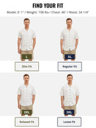 Men's Floral Panel Fiesta Short Sleeve Shirt ElevenOasis