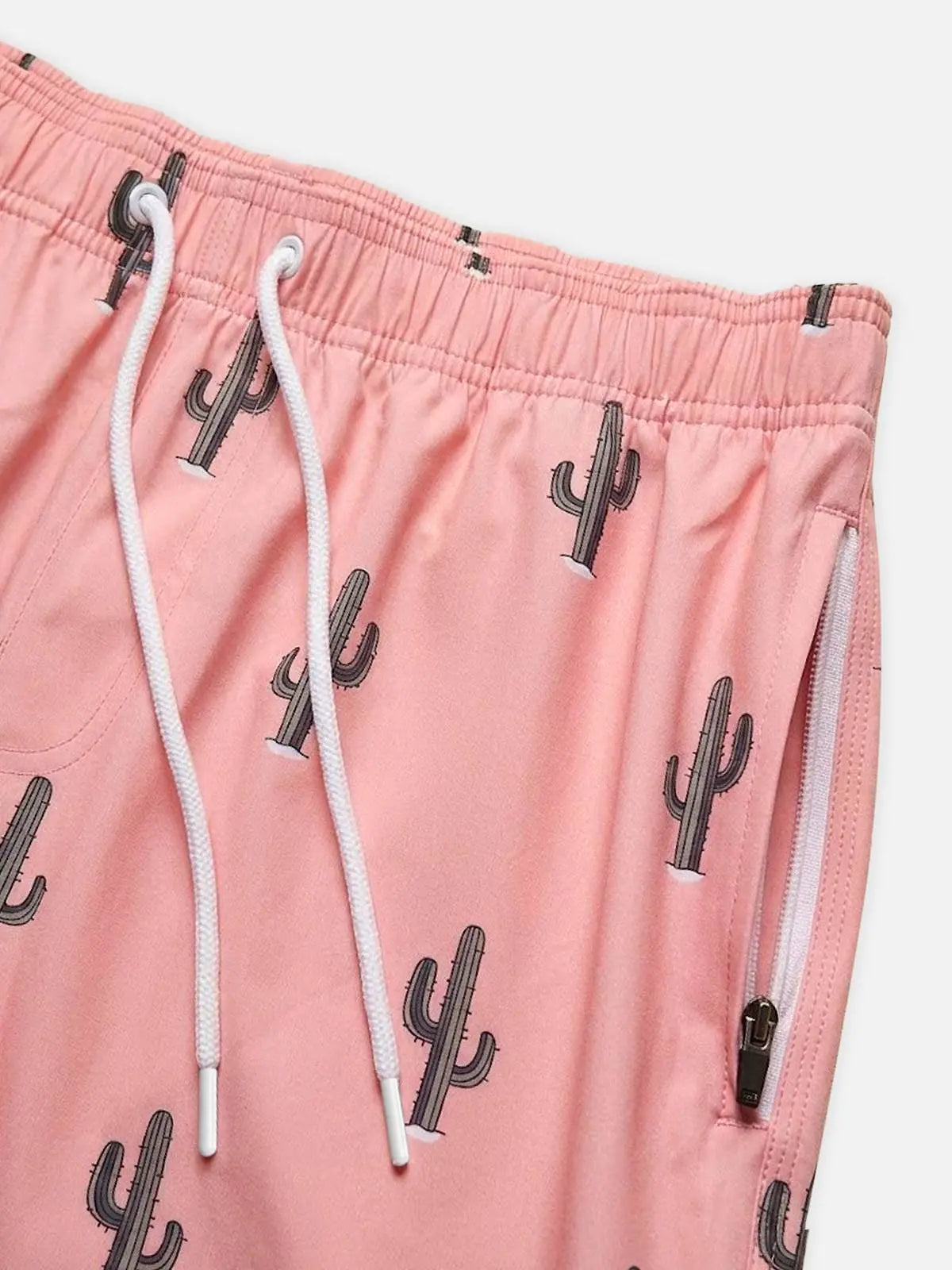 Men's Relaxed Fit Print Swim Trunks Eleven Oasis