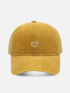 Heart Washed Cotton Baseball Cap Eleven Oasis