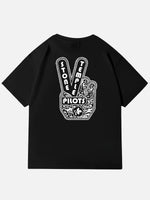 Stone Temple Pilots Peace Sign Graphic Cotton T-Shirt Eleven Oasis