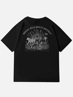 Where Wild Meets Instinct Graphic Cotton T-Shirt Eleven Oasis