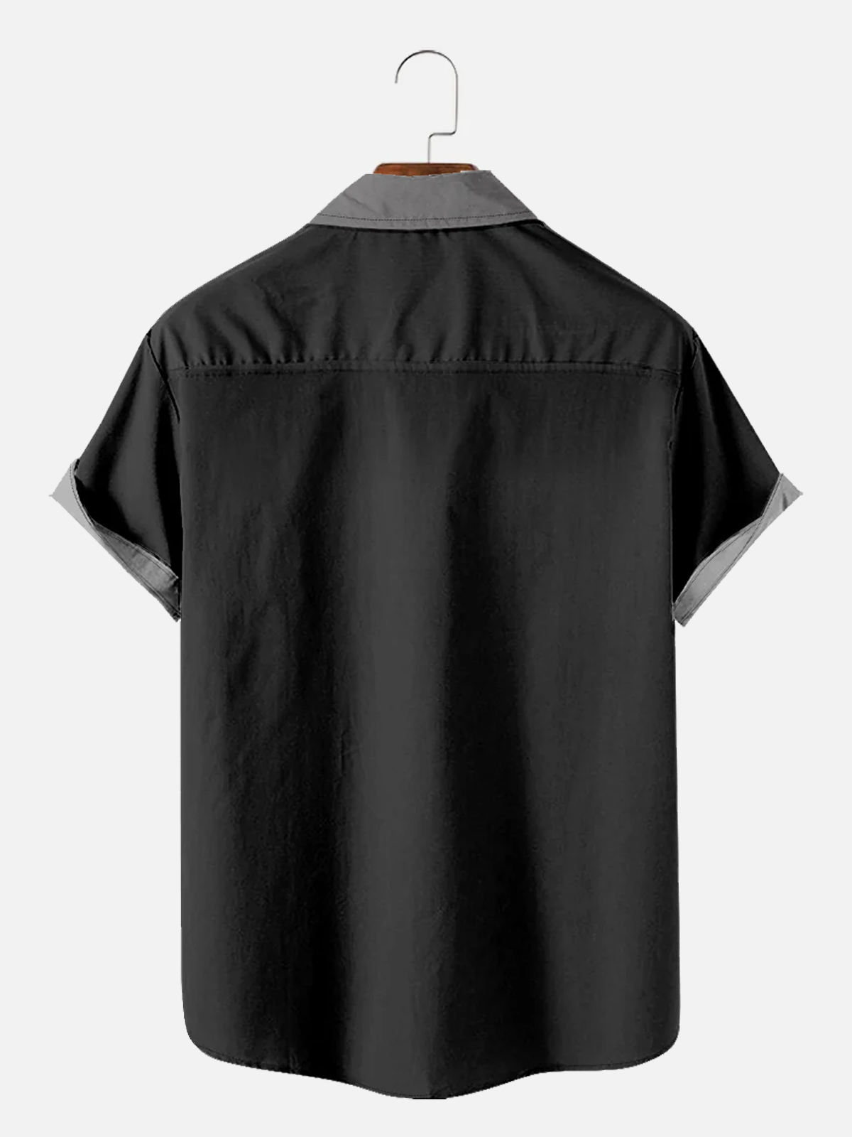 Men's Simple Bowling Shirt with Chest Pocket Eleven Oasis