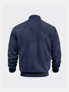 Men's Suede-Feel Bomber Jacket ElevenOasis