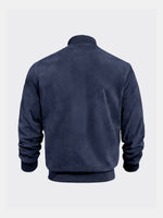 Men's Suede-Feel Bomber Jacket ElevenOasis