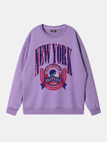 New York American Football Crest Sweatshirt Eleven Oasis