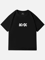 AC/DC Highway to Hell Rock Hand Vintage Band Cotton T-Shirt Eleven Oasis