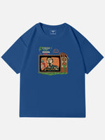 Creepshow Inn Retro Horror Graphic Cotton T-Shirt Eleven Oasis