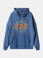 AC/DC High Voltage Vintage Band Hoodie Eleven Oasis