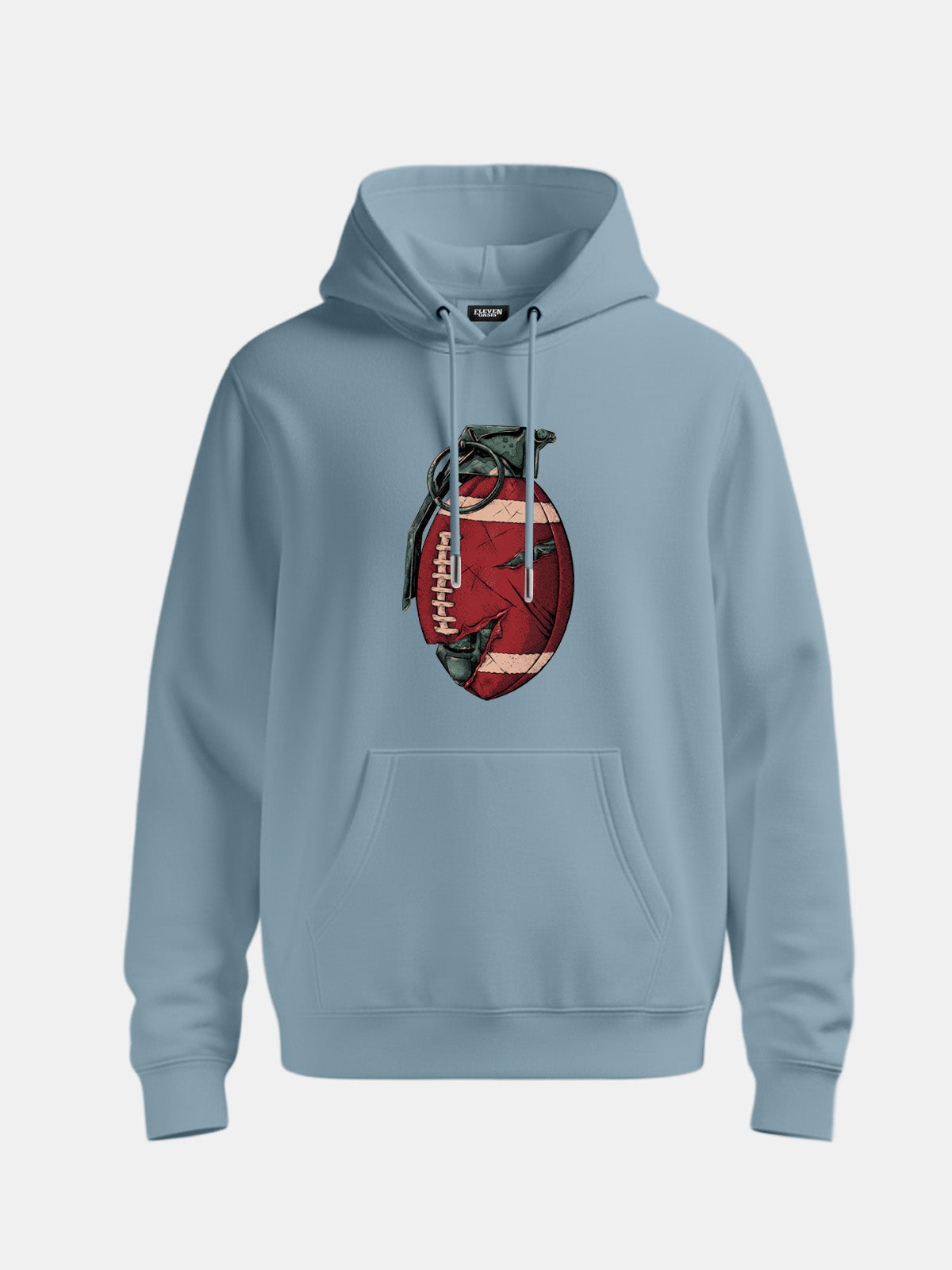 Explosive Football Graphic Hoodie Eleven Oasis