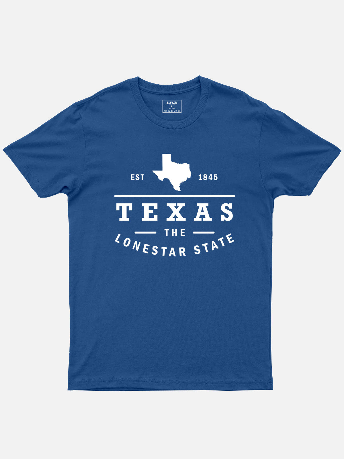 Texas Lonestar State Cotton T-Shirt Eleven Oasis