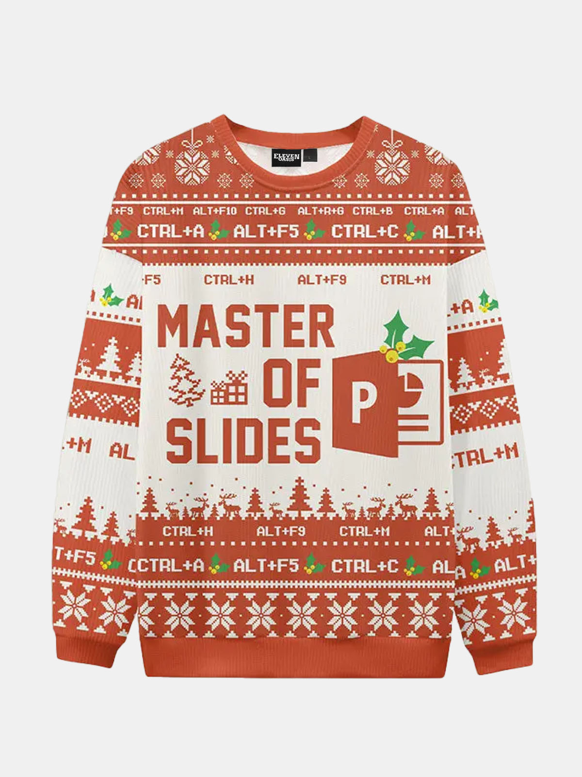 Ugly Christmas Sweater Spreadsheet Excel Spreadsheet Sweatshirt ElevenOasis