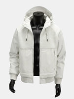 Men's Sherpa-Panel Hooded Puffer Jacket Eleven Oasis