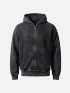 Men's Vintage Washed Zip-Up Hoodie Eleven Oasis