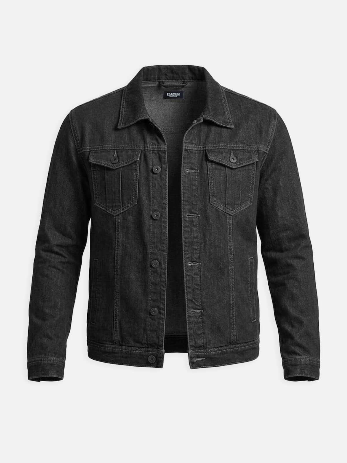 Men's Classic Slim Fit Denim Jacket Eleven Oasis