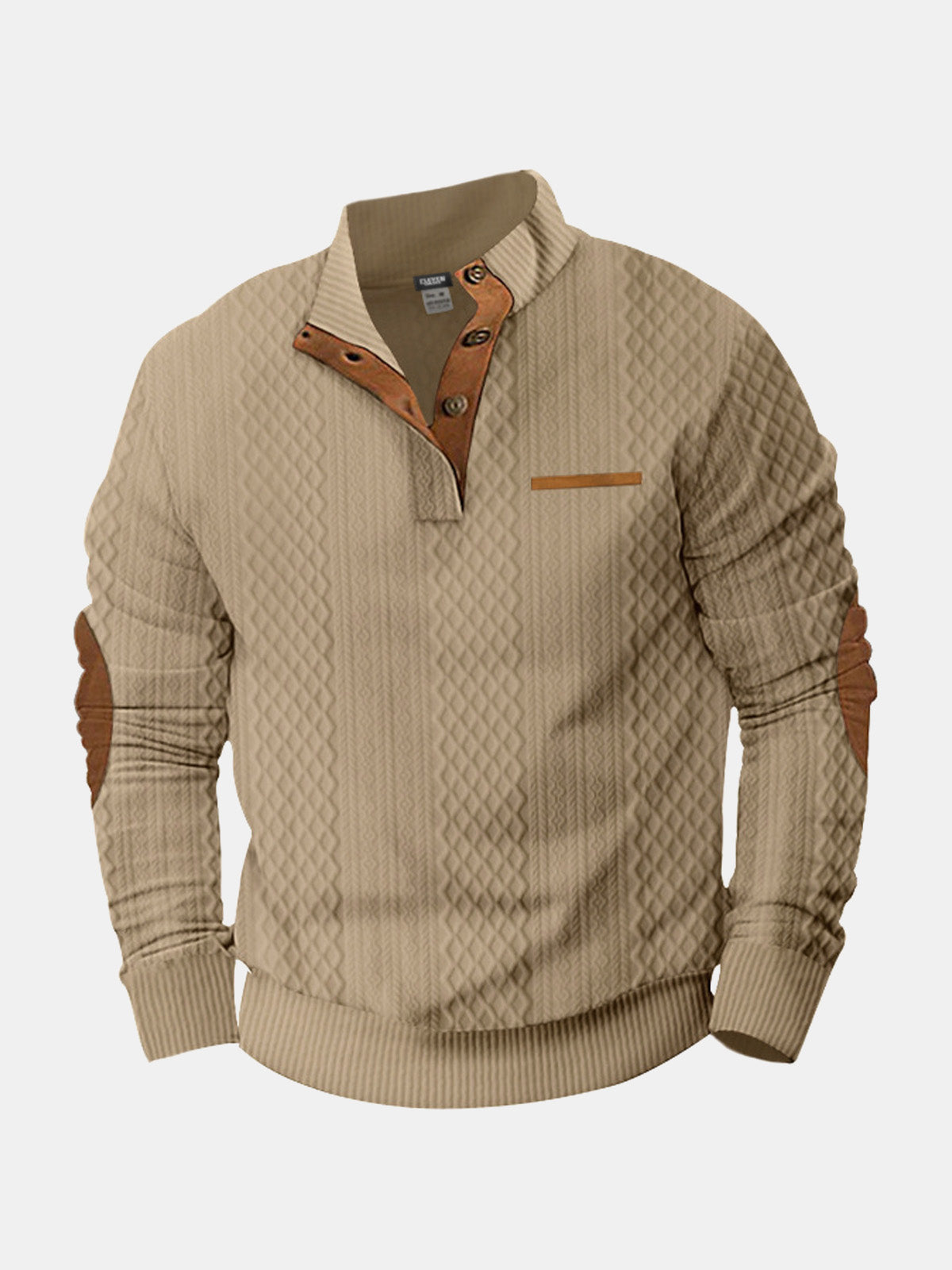 Men's Cable Knit Pullover Sweater ElevenOasis