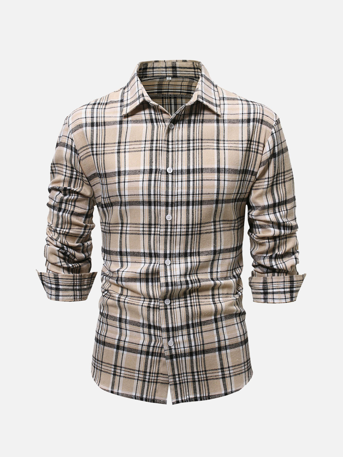 Men's Classic Plaid Long Sleeve Shirt Eleven Oasis