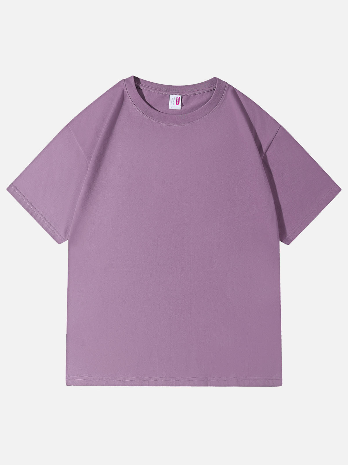 Men’s Solid Color Basic Cotton Round Neck Short Sleeve T - Shirt Soft Light Colors Eleven Oasis
