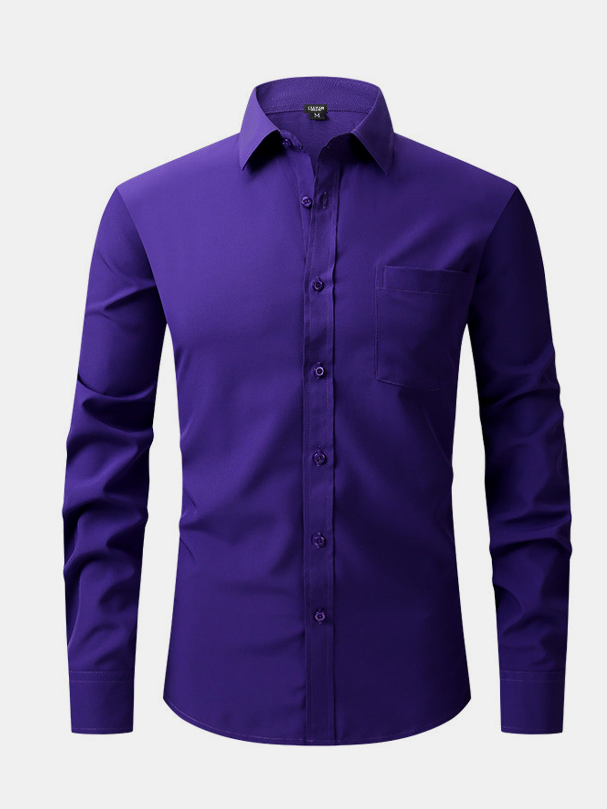 Men's Business Casual Long Sleeve Shirt Eleven Oasis