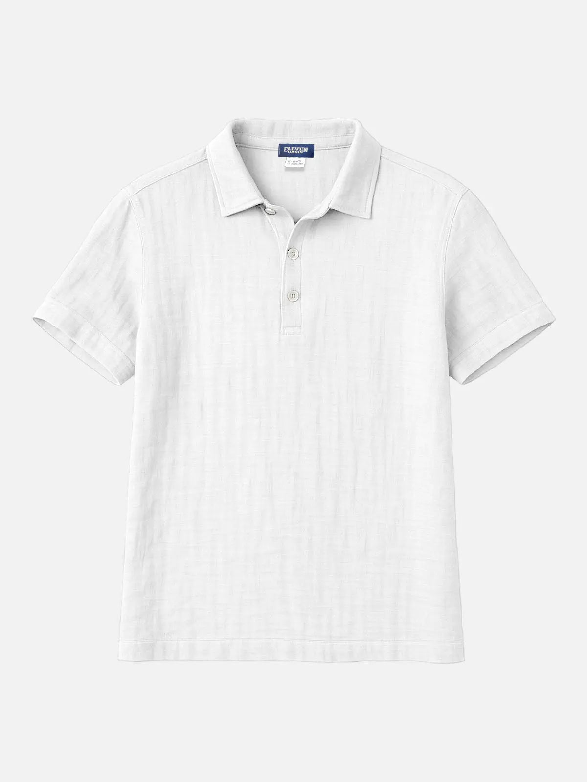 Men's Linen Blend Polo Shirt Eleven Oasis
