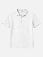 Men's Linen Blend Polo Shirt Eleven Oasis
