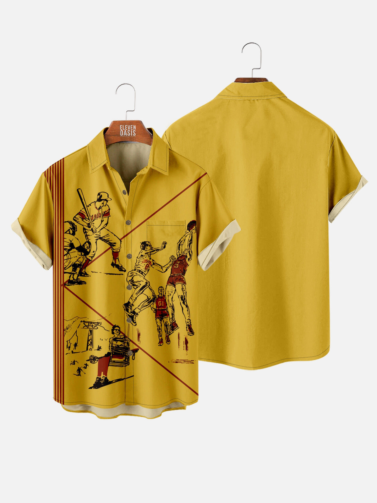 Men's Pee Chee Folder Back Cover Only Nostalgia Shirt with Chest PocketMens short sleeve shirts Big and tall Mens shirts Short sleeve shirts for men Mens 4xl shirts Casual short sleeve shirts