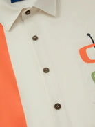 Men's Mid-Century Modern Atomic Bowling Short Sleeve Shirt ElevenOasis