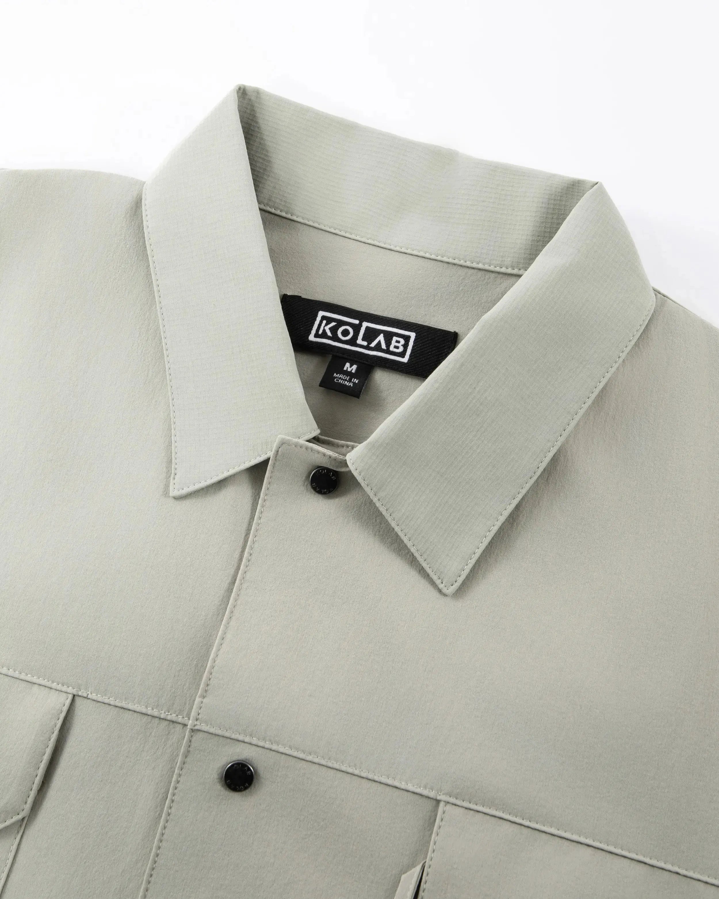 KOLAB Men's Dynamic Short Sleeve Button-Up Shirt KOLAB