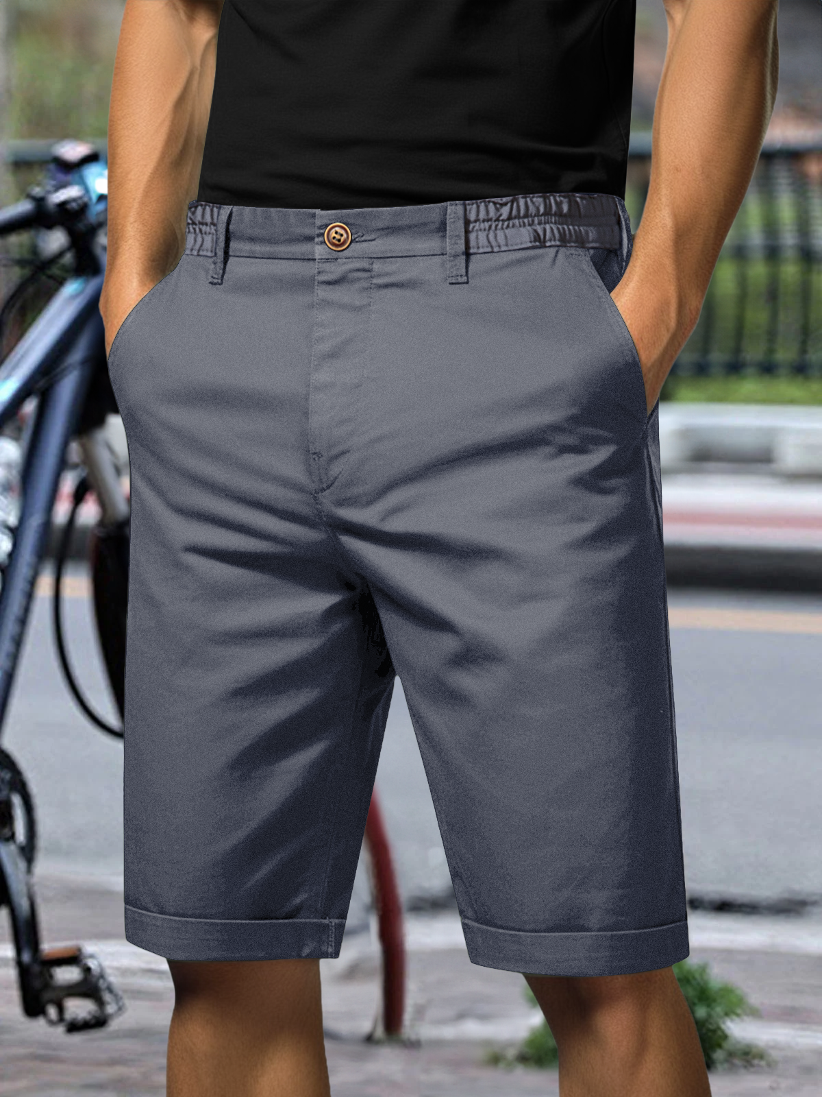Men's Cotton Casual Daywear Cargo Shorts Pants Eleven Oasis