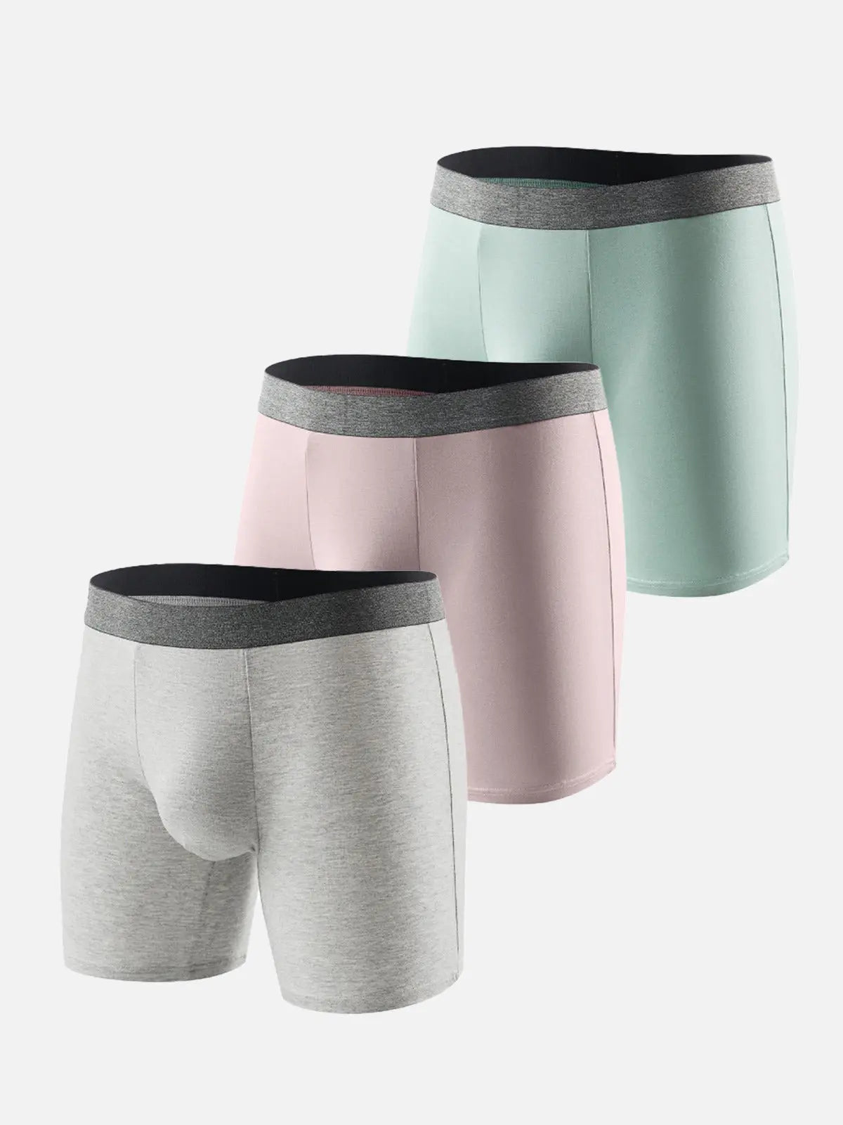 Men's Long-Leg Stretch Boxer Briefs Eleven Oasis