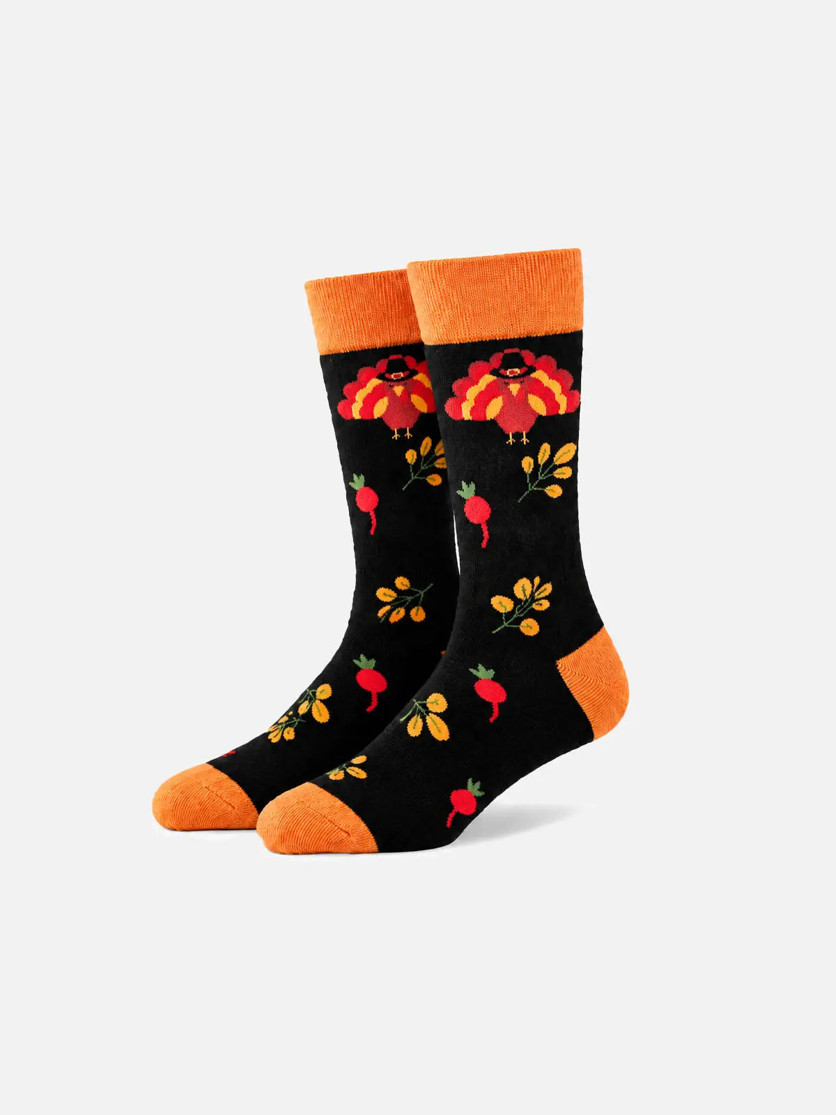 Men's Thanksgiving Holiday Print Crew Socks