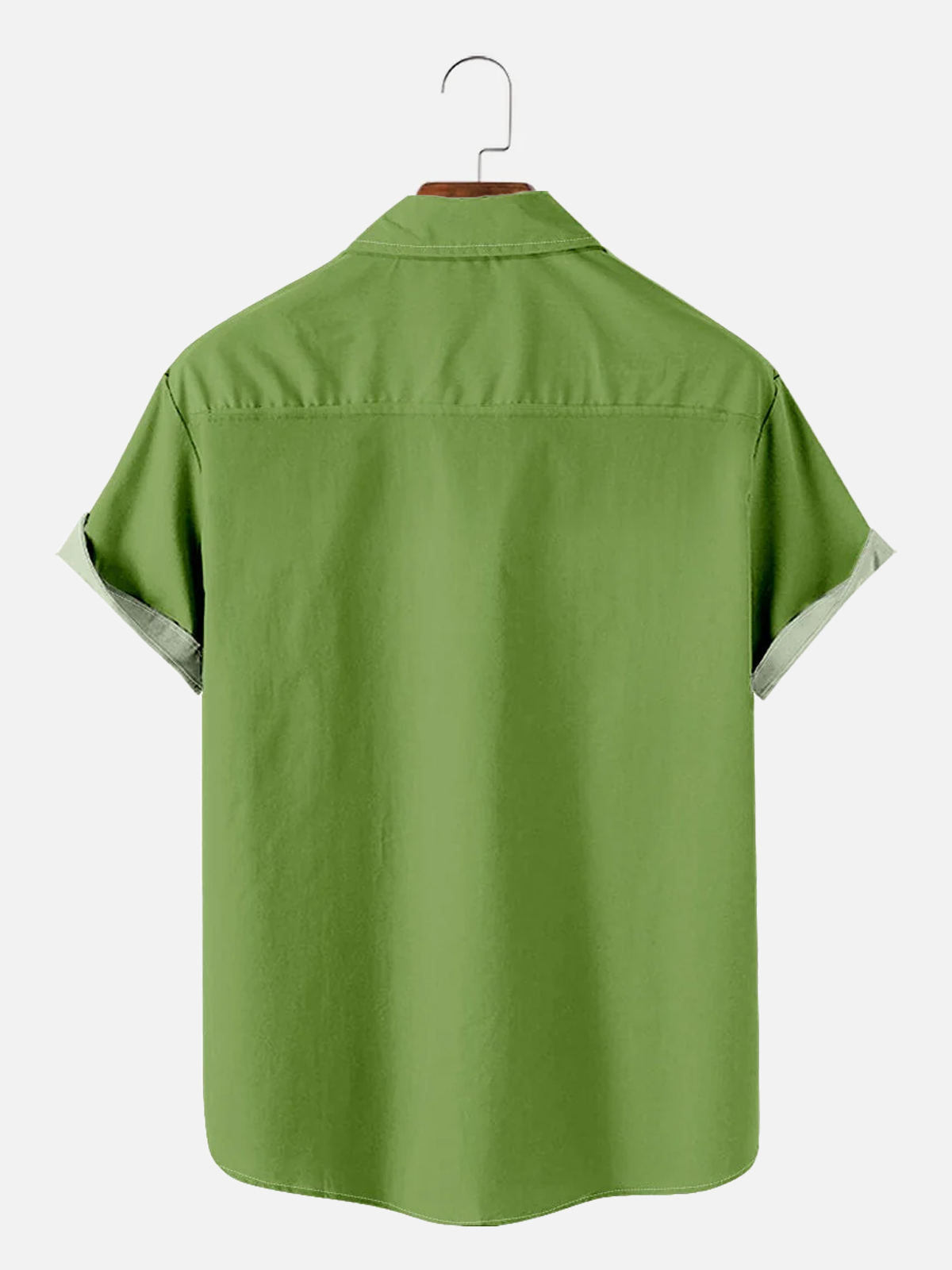 Tall Men's Olives are the Best Bowling Shirt with Chest Pocket