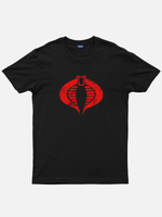 G.I. Joe Cobra Logo Retro 80s Cotton T-Shirt Eleven Oasis