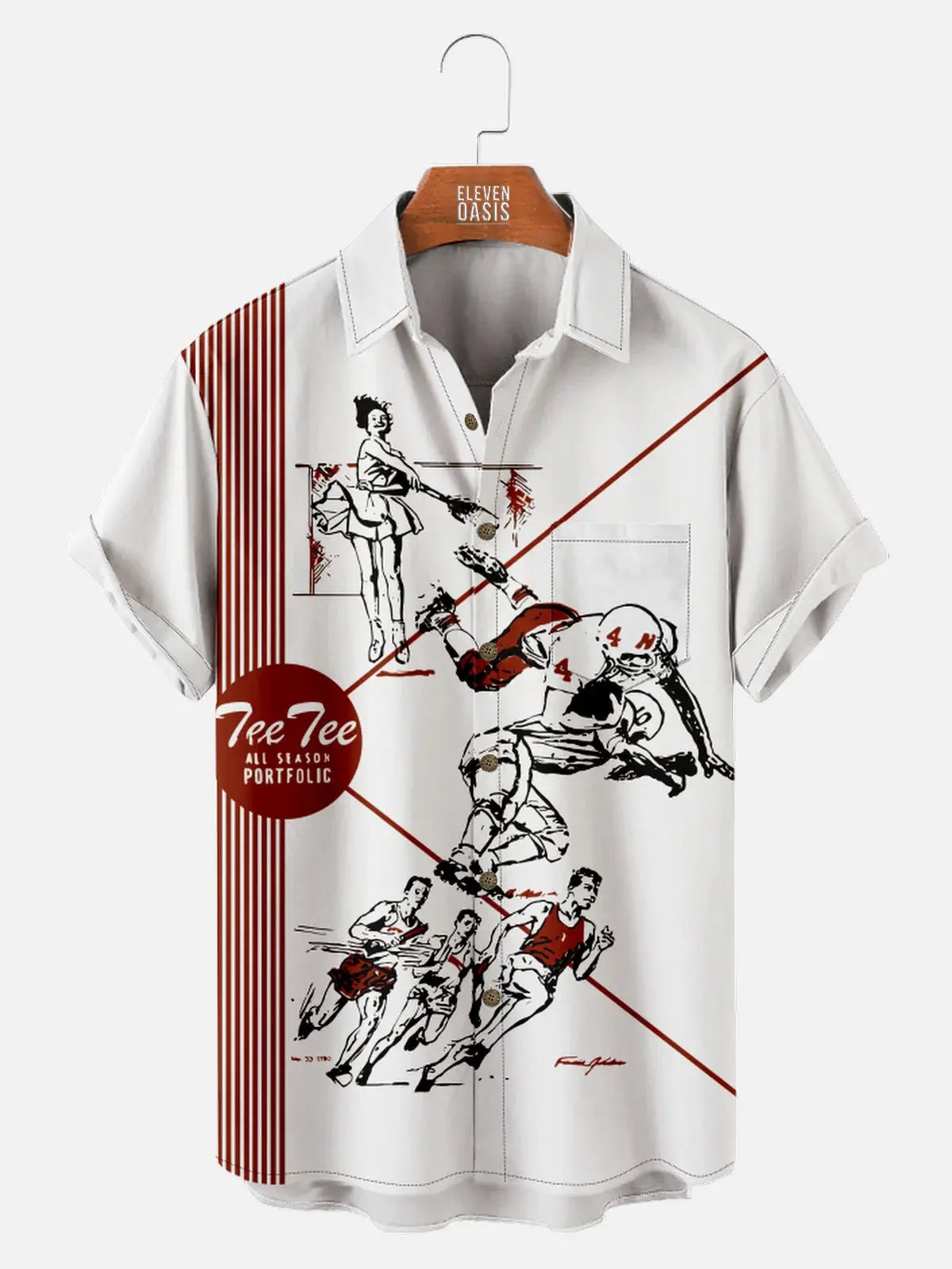 Men's Pee Chee Folder Front and Back Cover Nostalgia ShirtMens short sleeve shirts Big and tall Mens shirts Short sleeve shirts for men Mens 4xl shirts Casual short sleeve shirts
