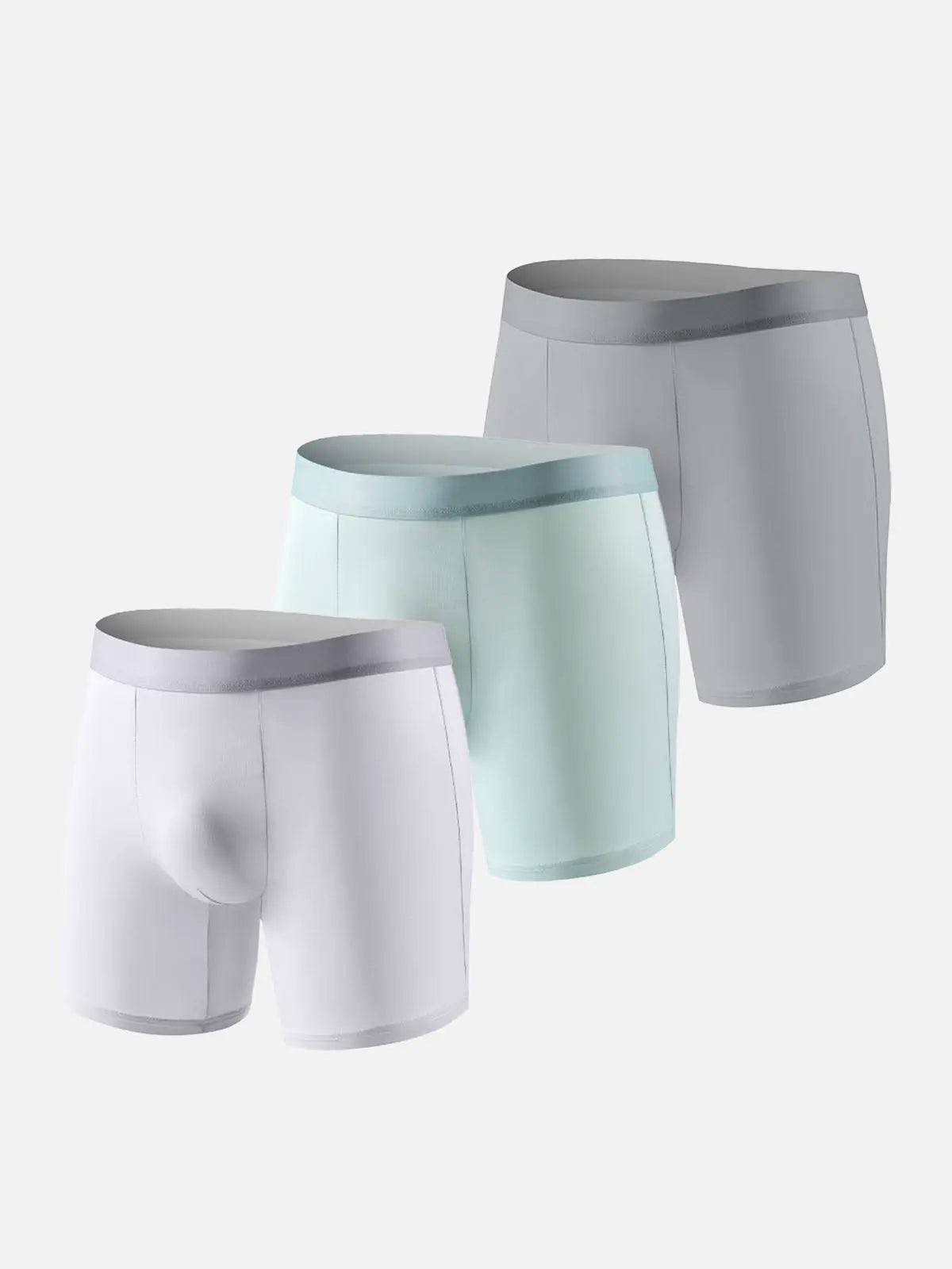 Men's Seamless Long-Leg Boxer Briefs Eleven Oasis