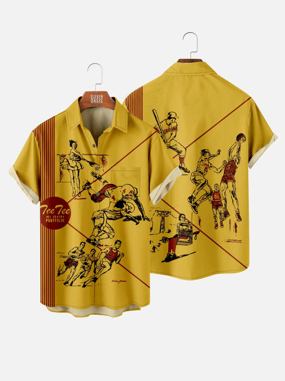 Men's Pee Chee Folder Front and Back Cover Nostalgia ShirtMens short sleeve shirts Big and tall Mens shirts Short sleeve shirts for men Mens 4xl shirts Casual short sleeve shirts