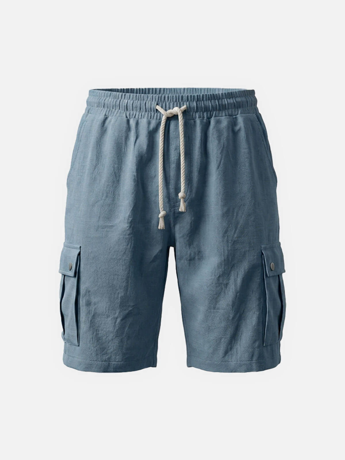 Men's Linen Blend Slim Fit Cargo Shorts Eleven Oasis