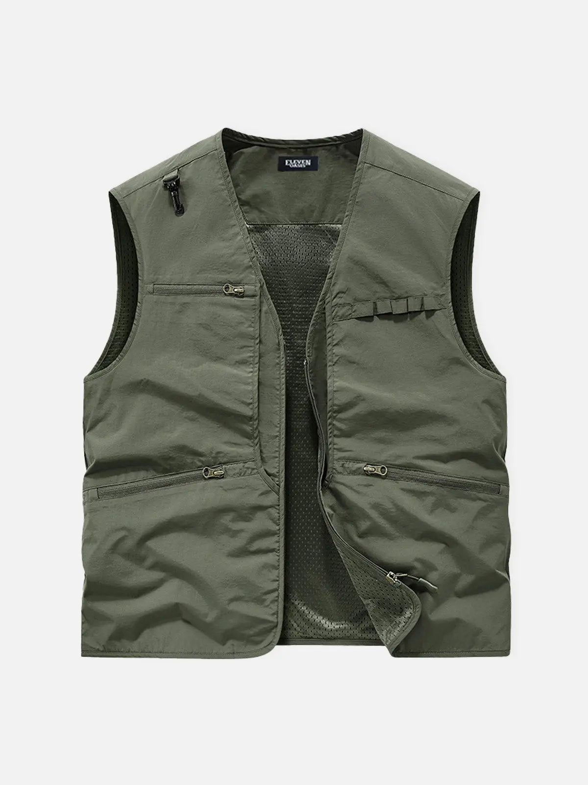 Men's Slim Fit Multi-Pocket Outdoor Utility Vest | Eleven Oasis