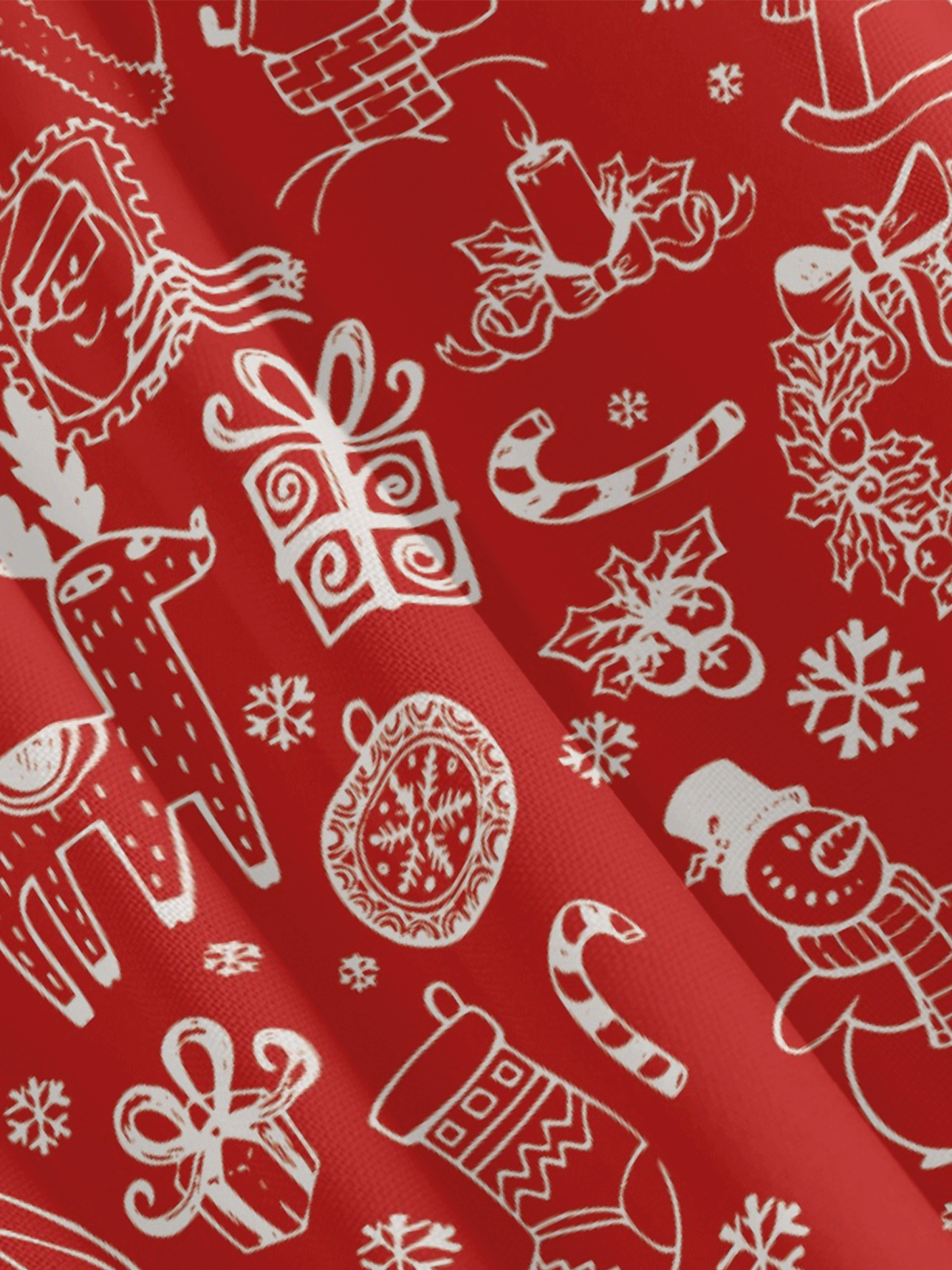 Christmas Patterns Snowman Tree Reindeer Red Short Sleeve Shirt, mens short sleeve shirts?¡§o?big and tall mens shirts?¡§o?short sleeve shirts for men?¡§o?mens 4xl shirts?¡§o?casual short sleeve shirts