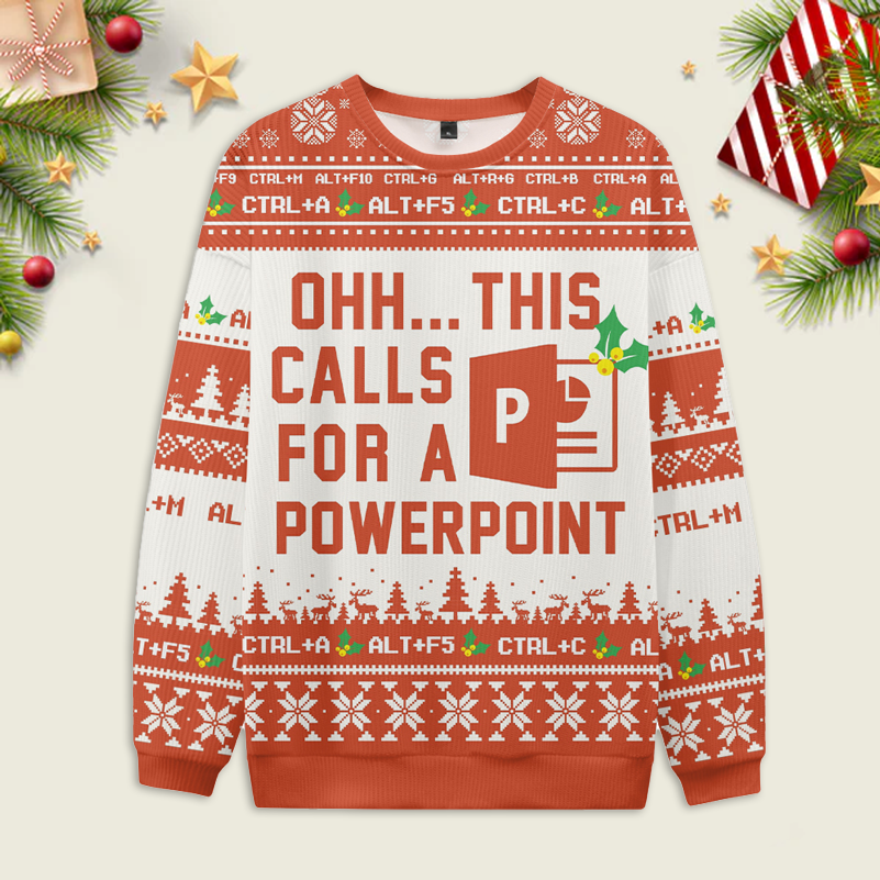 Ugly Christmas Sweater Spreadsheet Excel Spreadsheet Sweatshirt