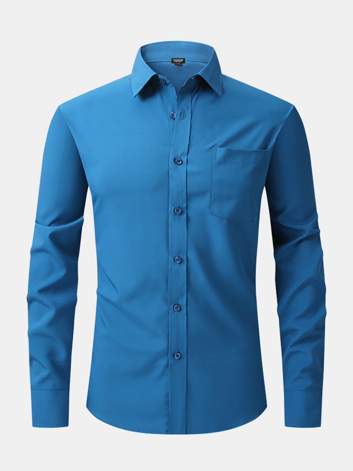 Men's Business Casual Long Sleeve Shirt Eleven Oasis