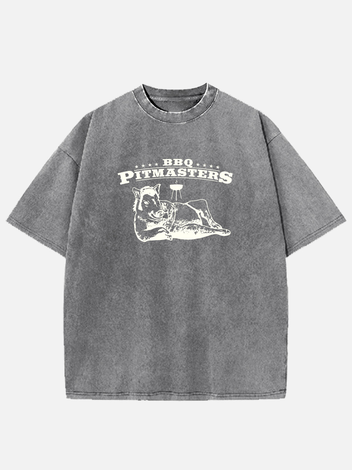 Men’s Food & Beverage Cotton Round Neck Short Sleeve T - Shirt BBQ Pitmasters Wild Boar Feral Flavor Eleven Oasis