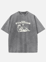 BBQ Pitmasters Sexy Wild Boar Acid Wash Cotton T-Shirt Eleven Oasis