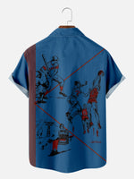 Men's Pee Chee Folder Back Cover Nostalgia Shirt Eleven Oasis
