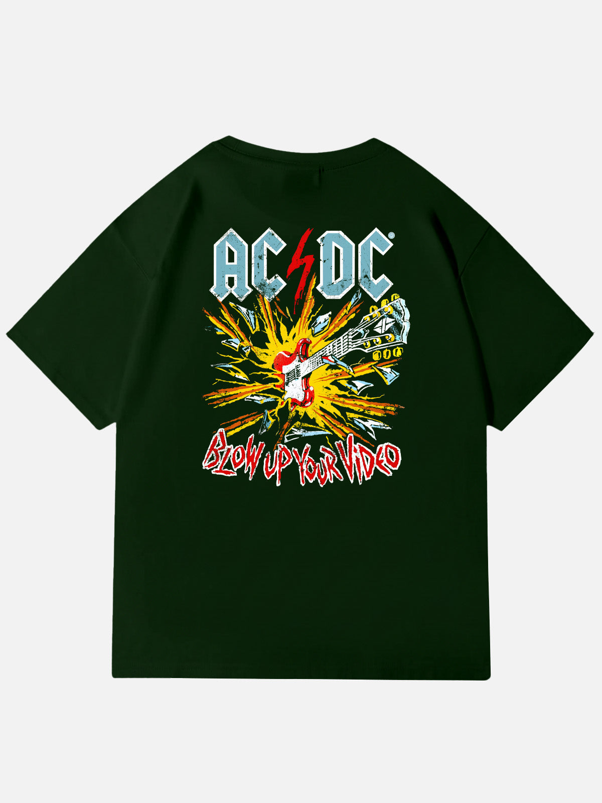 AC/DC Blow Up Your Video Vintage Band Cotton T-Shirt Eleven Oasis