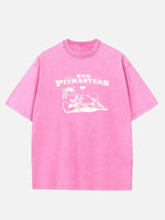BBQ Pitmasters Sexy Wild Boar Acid Wash Cotton T-Shirt Eleven Oasis