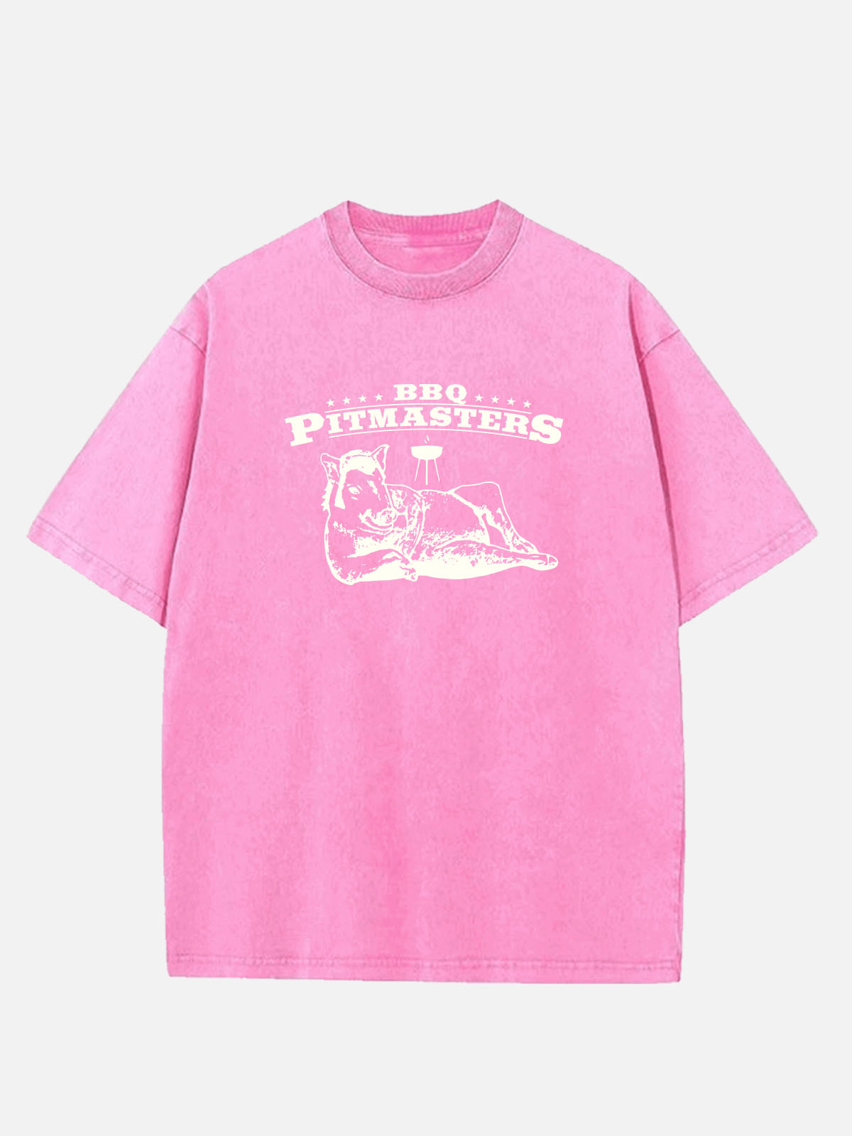 BBQ Pitmasters Sexy Wild Boar Acid Wash Cotton T-Shirt Eleven Oasis