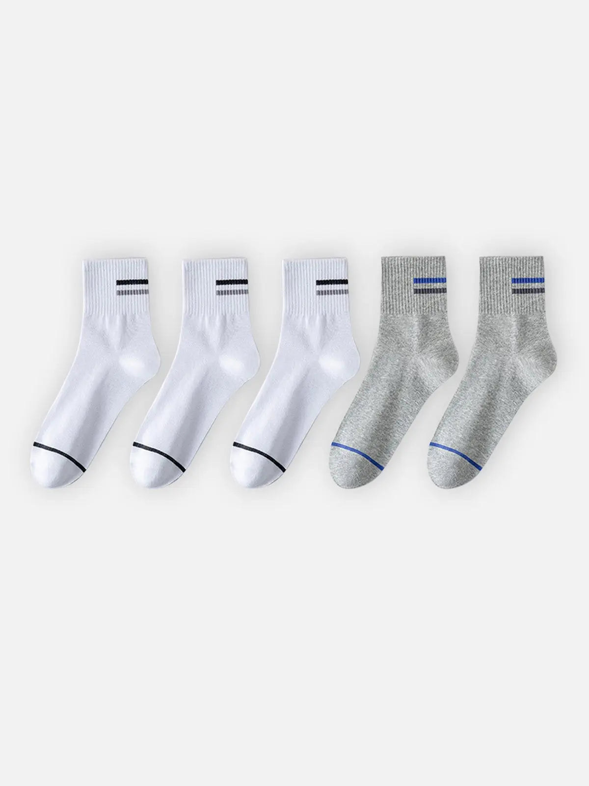 Men's All-Season Crew Socks 5-Pack Eleven Oasis